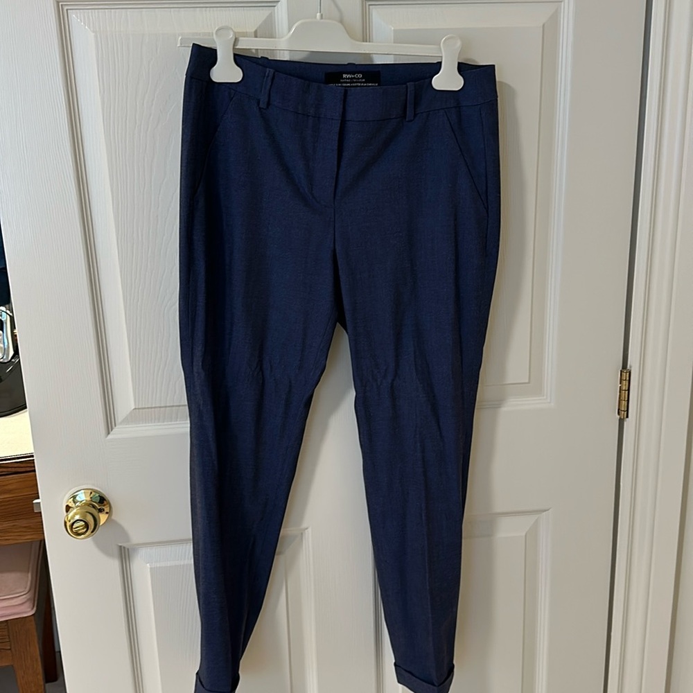 Navy suit pants